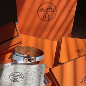 BNIB Hermes Mini Kelly Double Tour Bracelet